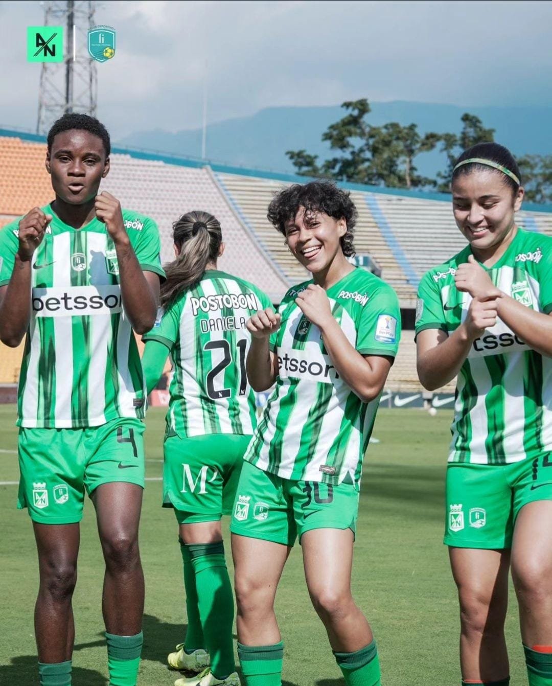 Atlético Nacional Femenino celebra su triunfo 6-0 ante Cúcuta