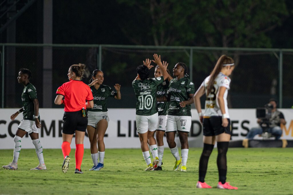 Deportivo Cali celebra el gol más rápido en la historia de la CONMEBOL Libertadores Femenina