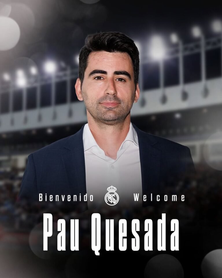 Pau Quesada (DT) /Foto: RRSS Real Madrid
