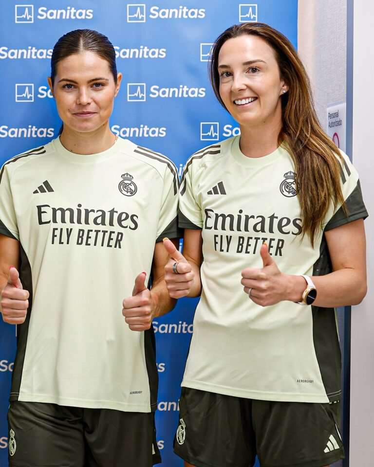 Signe Bruum y Caroline Weir/Foto: RRSS Real Madrid